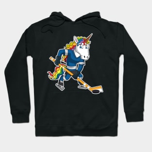 Ice Hockey Unicorn Sports Hoodie